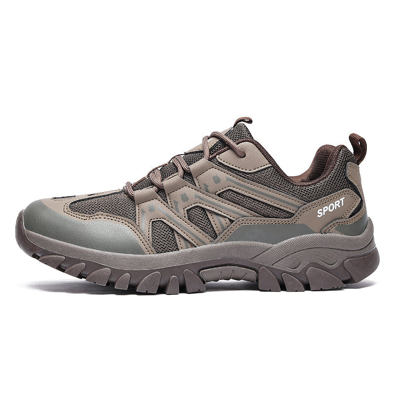 Men’s Trail Hiking Shoes – Lightweight Breathable Quick-Dry, Multi-Terrain Grip, Arch-Support Cushioning, Protective Toe
