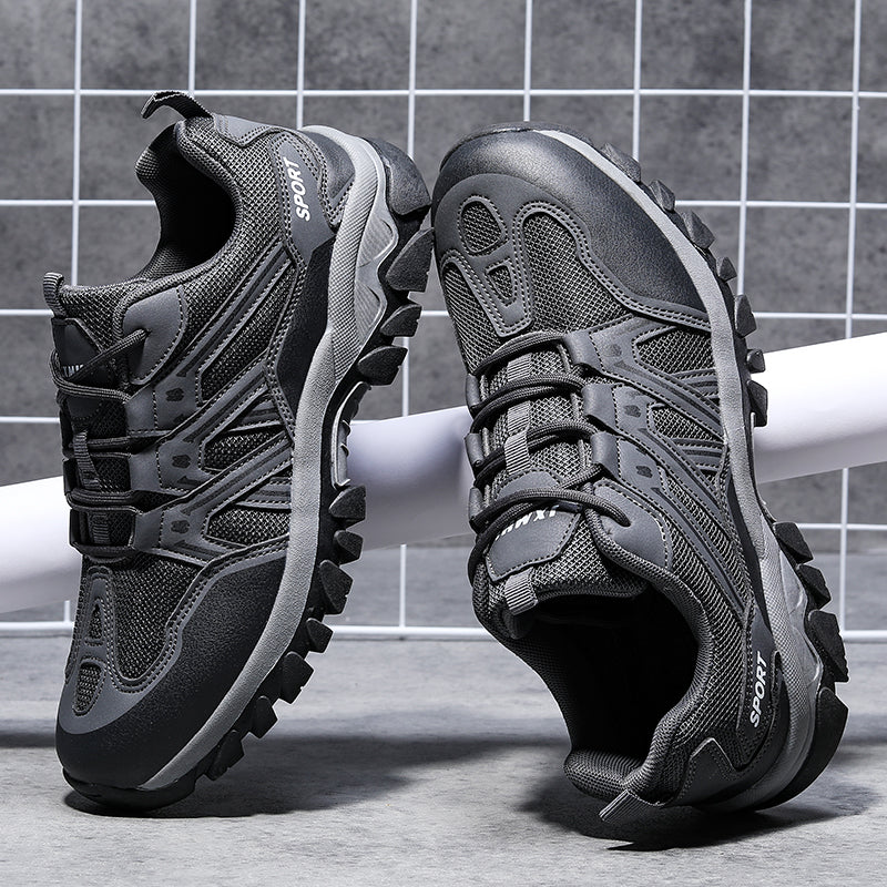 Men’s Trail Hiking Shoes – Lightweight Breathable Quick-Dry, Multi-Terrain Grip, Arch-Support Cushioning, Protective Toe