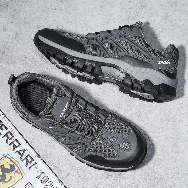 Men’s Trail Hiking Shoes – Lightweight Breathable Quick-Dry, Multi-Terrain Grip, Arch-Support Cushioning, Protective Toe