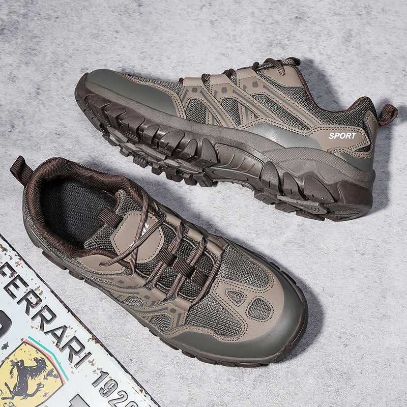 Men’s Trail Hiking Shoes – Lightweight Breathable Quick-Dry, Multi-Terrain Grip, Arch-Support Cushioning, Protective Toe