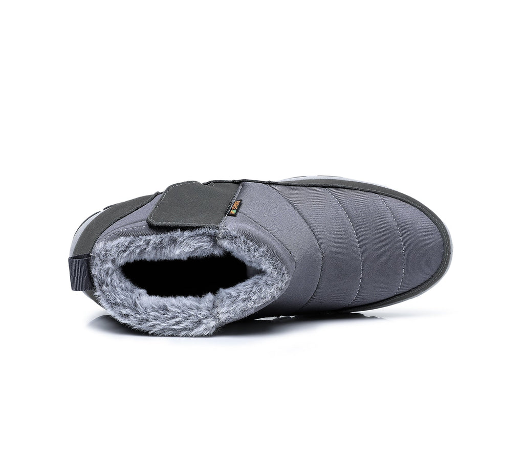Unisex Fall/Winter Thermal-Lined Snow Boots – Waterproof, Non-Slip All-Terrain Hiking & Casual Shoes with Arch Support