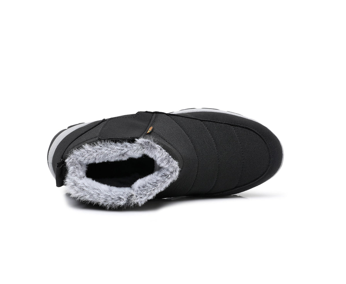 Unisex Fall/Winter Thermal-Lined Snow Boots – Waterproof, Non-Slip All-Terrain Hiking & Casual Shoes with Arch Support