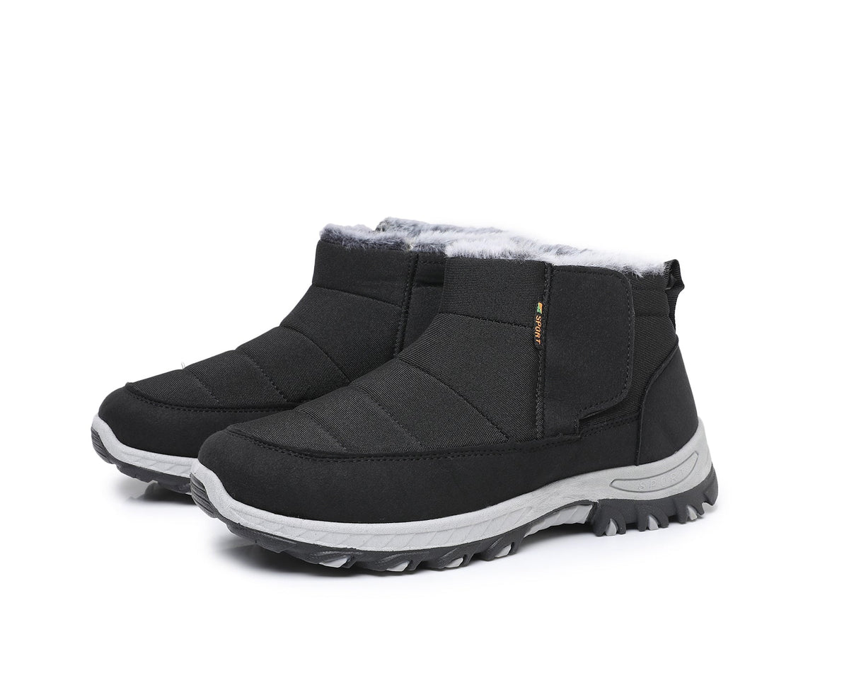 Unisex Fall/Winter Thermal-Lined Snow Boots – Waterproof, Non-Slip All-Terrain Hiking & Casual Shoes with Arch Support