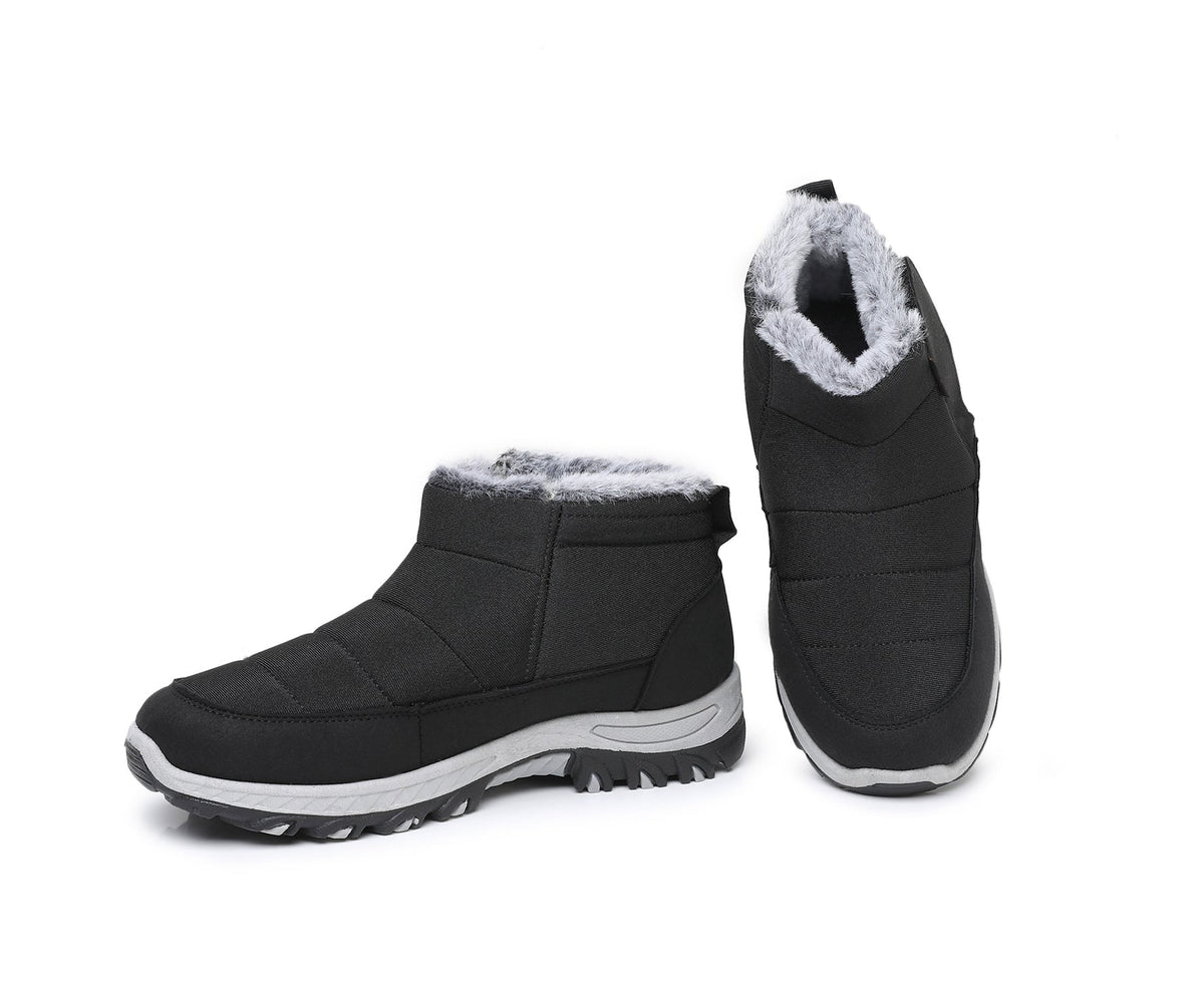 Unisex Fall/Winter Thermal-Lined Snow Boots – Waterproof, Non-Slip All-Terrain Hiking & Casual Shoes with Arch Support