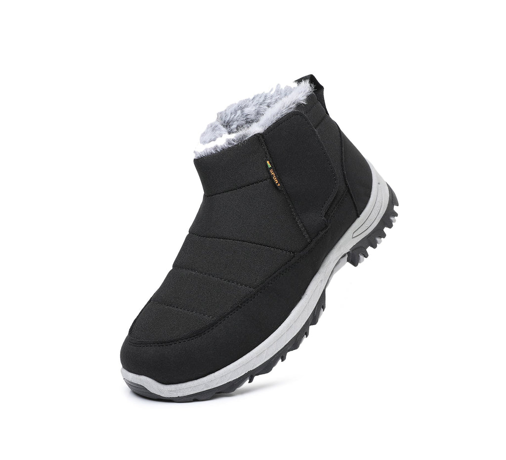 Unisex Fall/Winter Thermal-Lined Snow Boots – Waterproof, Non-Slip All-Terrain Hiking & Casual Shoes with Arch Support