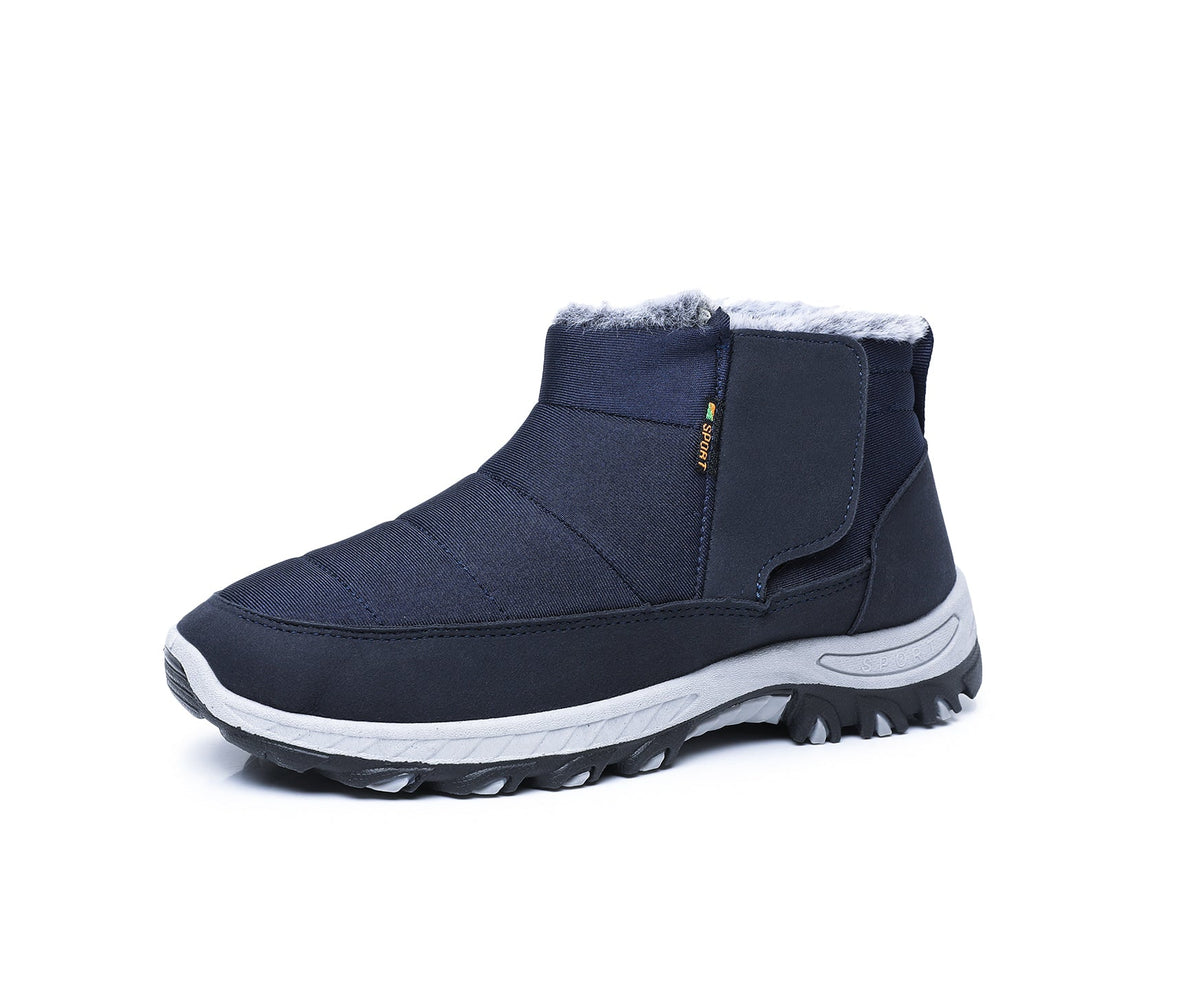 Unisex Fall/Winter Thermal-Lined Snow Boots – Waterproof, Non-Slip All-Terrain Hiking & Casual Shoes with Arch Support
