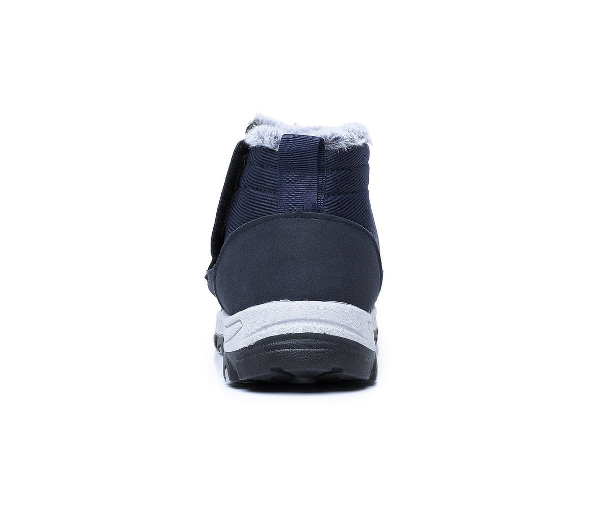 Unisex Fall/Winter Thermal-Lined Snow Boots – Waterproof, Non-Slip All-Terrain Hiking & Casual Shoes with Arch Support