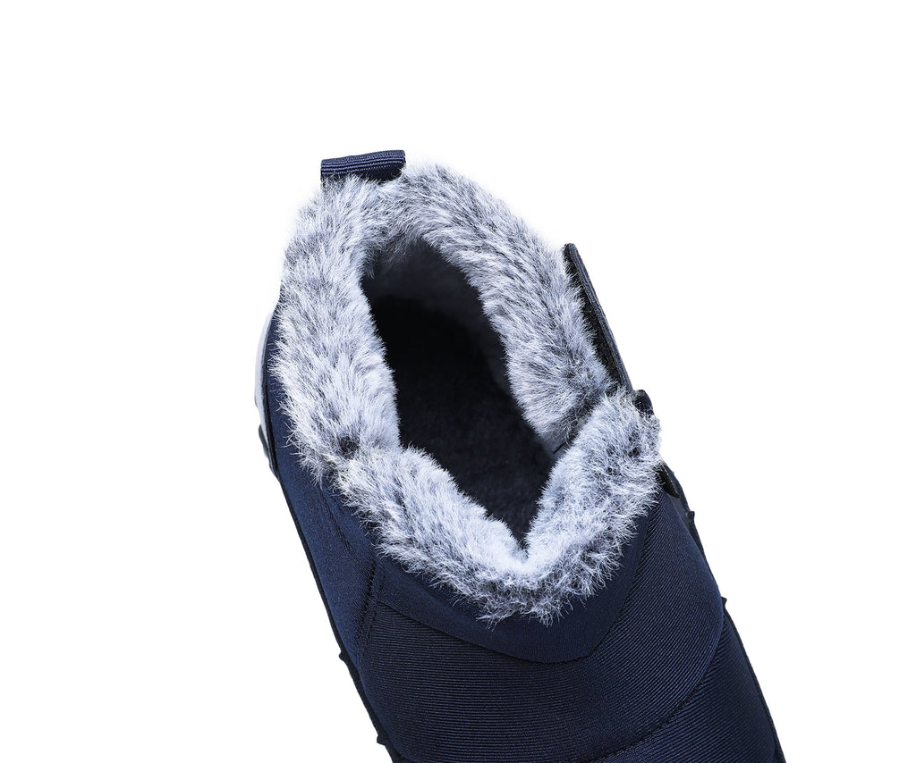 Unisex Fall/Winter Thermal-Lined Snow Boots – Waterproof, Non-Slip All-Terrain Hiking & Casual Shoes with Arch Support
