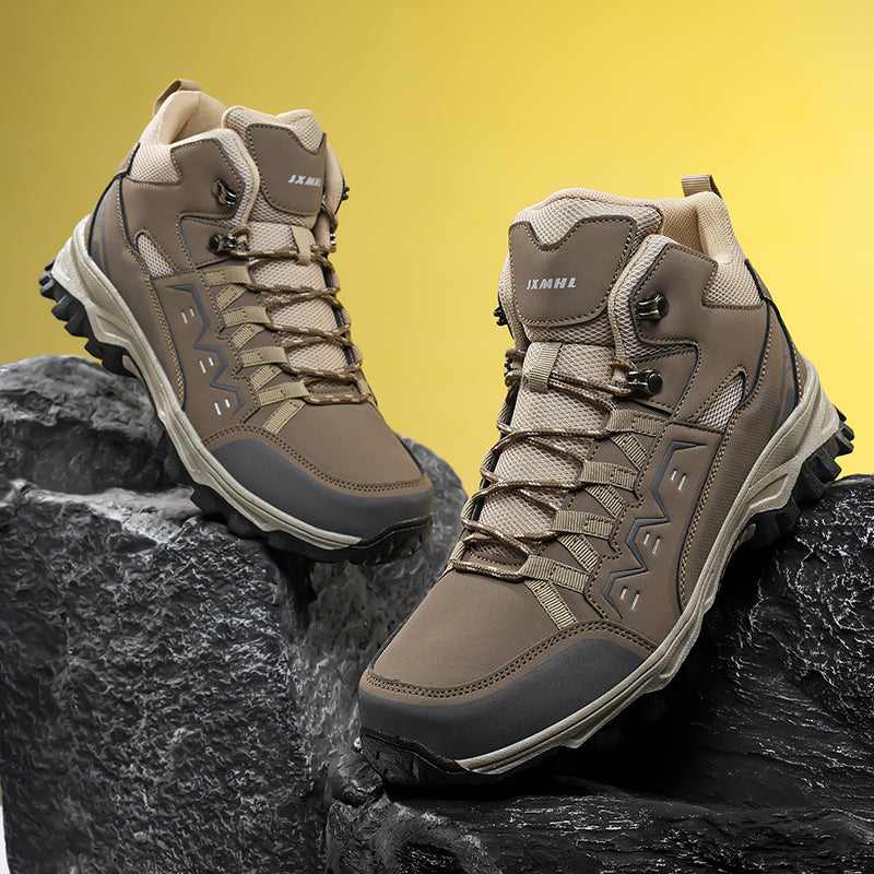 Orthopedic Hiking Boots for Men – Waterproof, Arch Support, Pain-Relief Comfort for Plantar Fasciitis & Foot Ailments