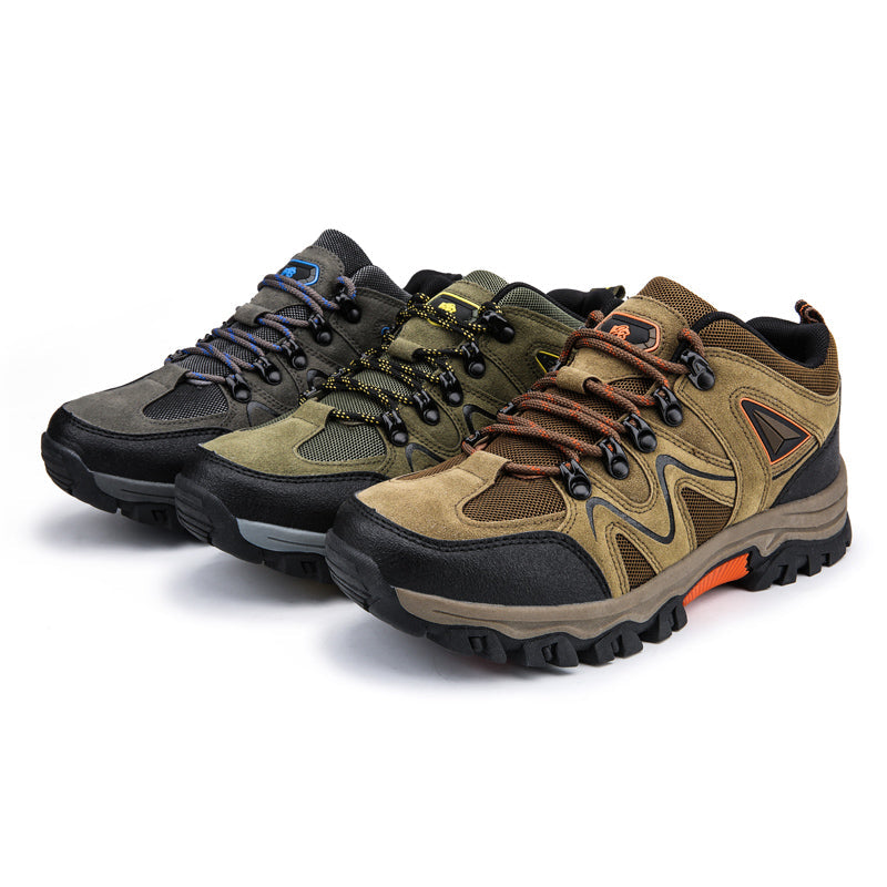 Men’s Comfort & Protection Shoes — Wide Fit, Shock-Absorbing Cushioning, Non-Slip Grip, Pain-Relief Support