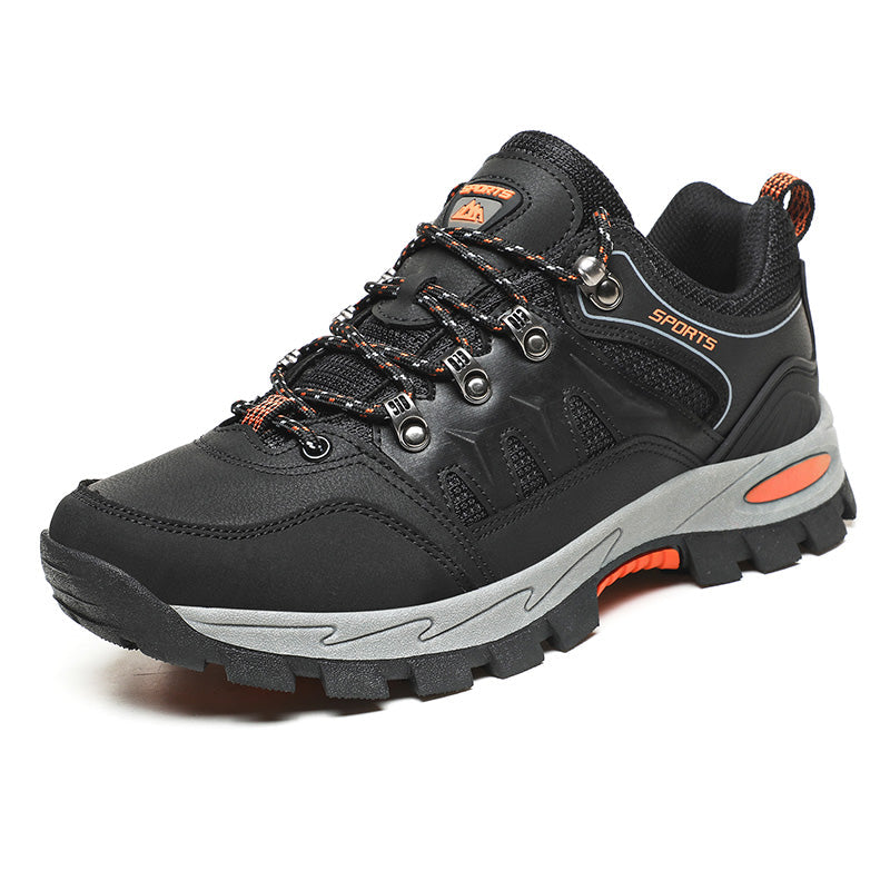 Men's Outdoor Hiking Work Boots - Slip-Resistant & Abrasion-Proof for Mountain/Construction