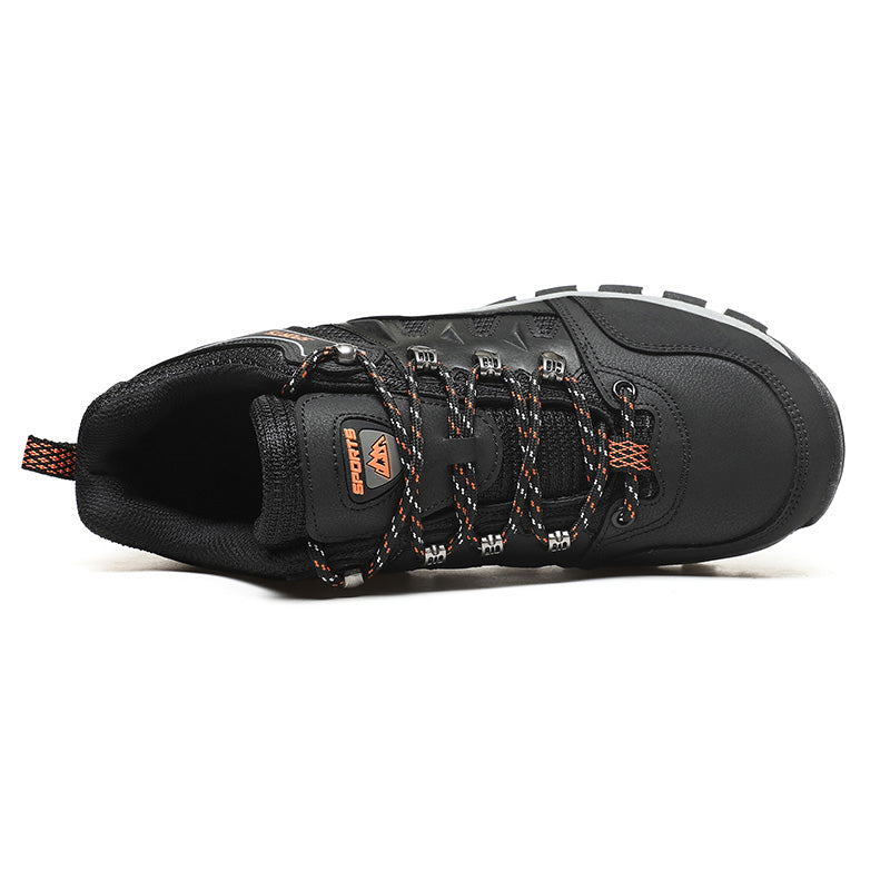 Men's Outdoor Hiking Work Boots - Slip-Resistant & Abrasion-Proof for Mountain/Construction