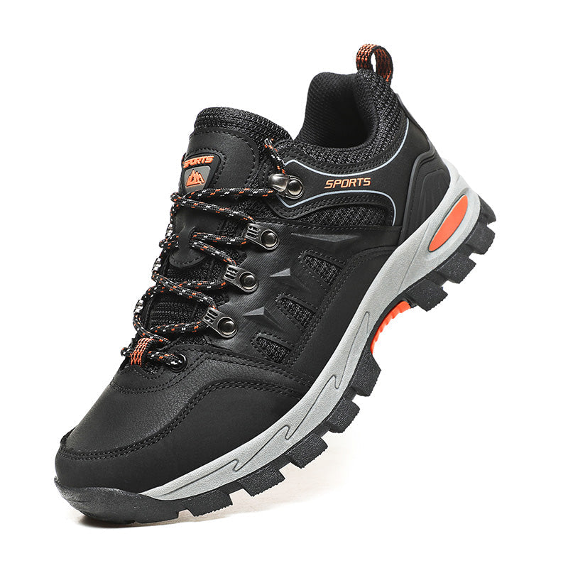 Men's Outdoor Hiking Work Boots - Slip-Resistant & Abrasion-Proof for Mountain/Construction