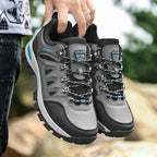 Men's Outdoor Hiking Work Boots - Slip-Resistant & Abrasion-Proof for Mountain/Construction