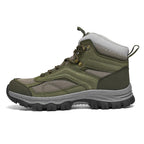 Men's Waterproof Hiking Boots - Breathable Quick-Dry Upper,Mountain Trekking & Outdoor Adventures | All-Terrain Grip & Abrasion-Proof