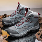 Men's Waterproof Hiking Boots - Breathable Quick-Dry Upper,Mountain Trekking & Outdoor Adventures | All-Terrain Grip & Abrasion-Proof