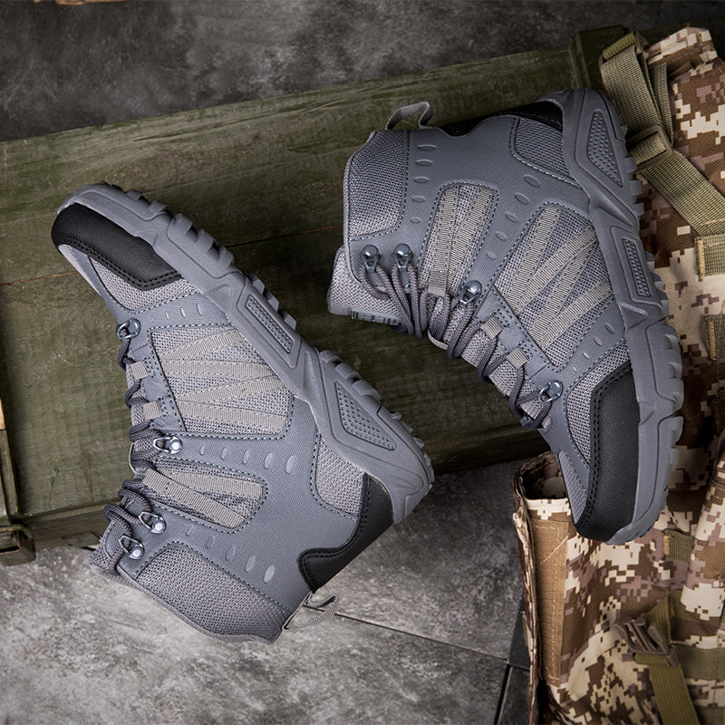 Men’s Tactical Work & Hiking Boots – High Ankle Support, Slip-Resistant, All-Day Pain Relief Comfort