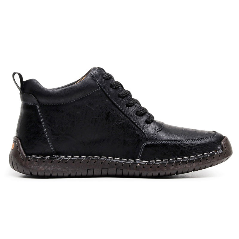 Men’s Vintage Motorcycle Work Boots – Handcrafted, Waterproof, Slip-Resistant, Durable Outdoor Footwear