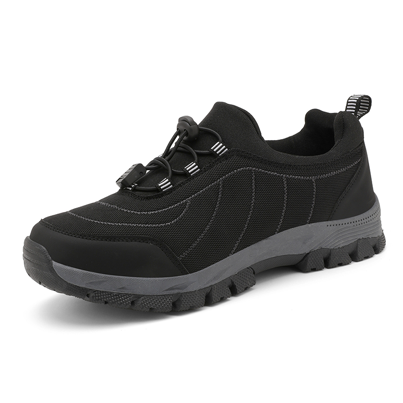 Men‘s’ Slip-On Running Walking Shoes - Zero Laces Comfort, Non-Slip Traction & Cushioned Support