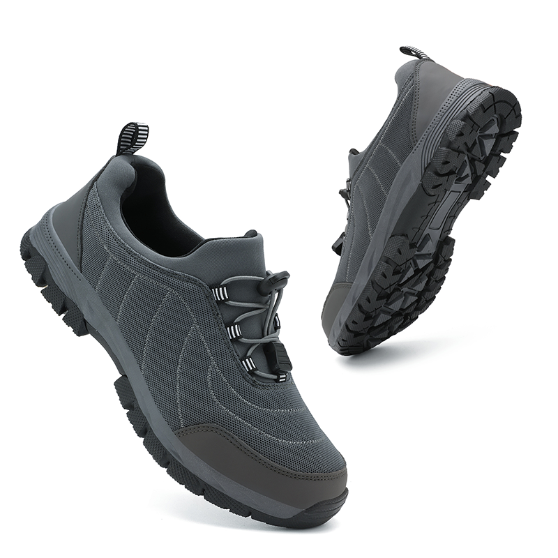 Men‘s’ Slip-On Running Walking Shoes - Zero Laces Comfort, Non-Slip Traction & Cushioned Support