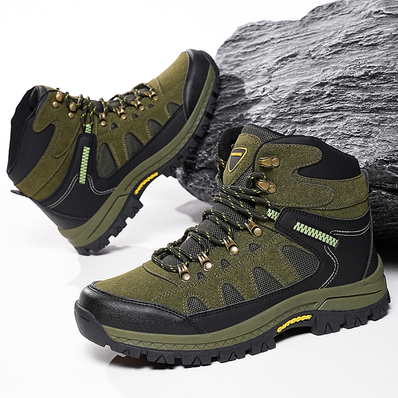 Walk Pain-Free Again — Men’s Waterproof Hiking & Work Boots with Arch Support & Wide Toe Comfort