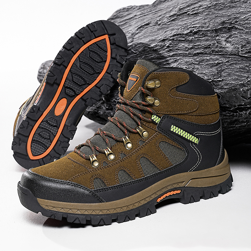Walk Pain-Free Again — Men’s Waterproof Hiking & Work Boots with Arch Support & Wide Toe Comfort