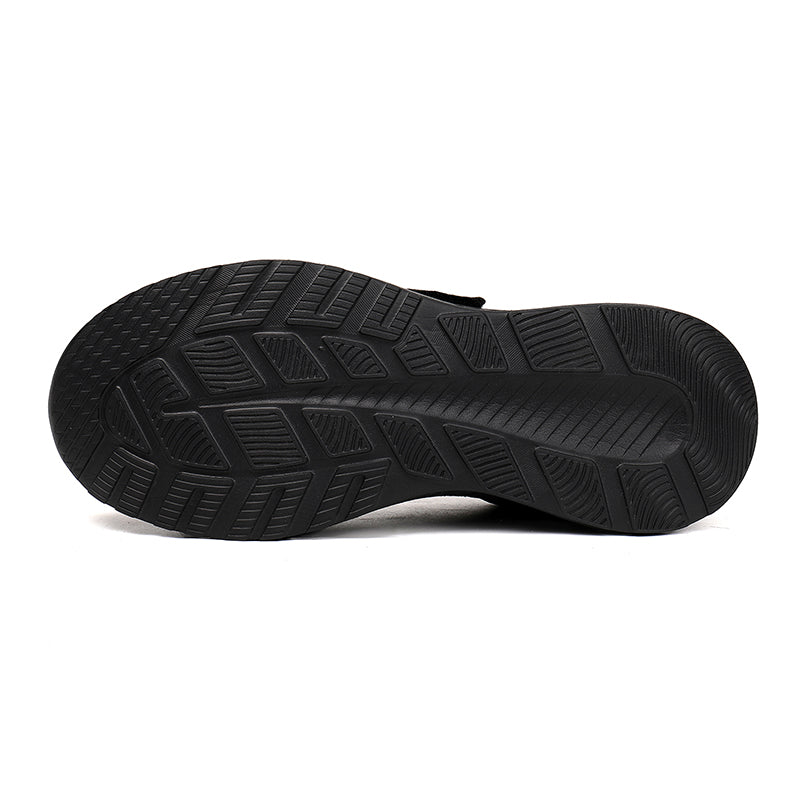 Men‘s’ Slip-On Running Walking Shoes - Zero Laces Comfort, Non-Slip Traction & Cushioned Support