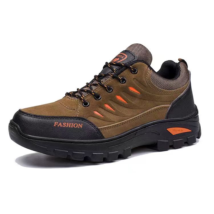 Men‘s Combat Boots Waterproof Non-Slip Hiking Boots Anti-Puncture Anti-Sprain Work Boots