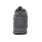 Men’s Fur Lined Winter Work Boots, Non-Slip Insulated Hiking Ankle Boots