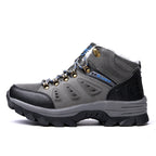 Men’s Warm-Lined Wide Fit Hiking Shoes – Waterproof, Non-Slip & Cushioned Arch Support for Winter Comfort