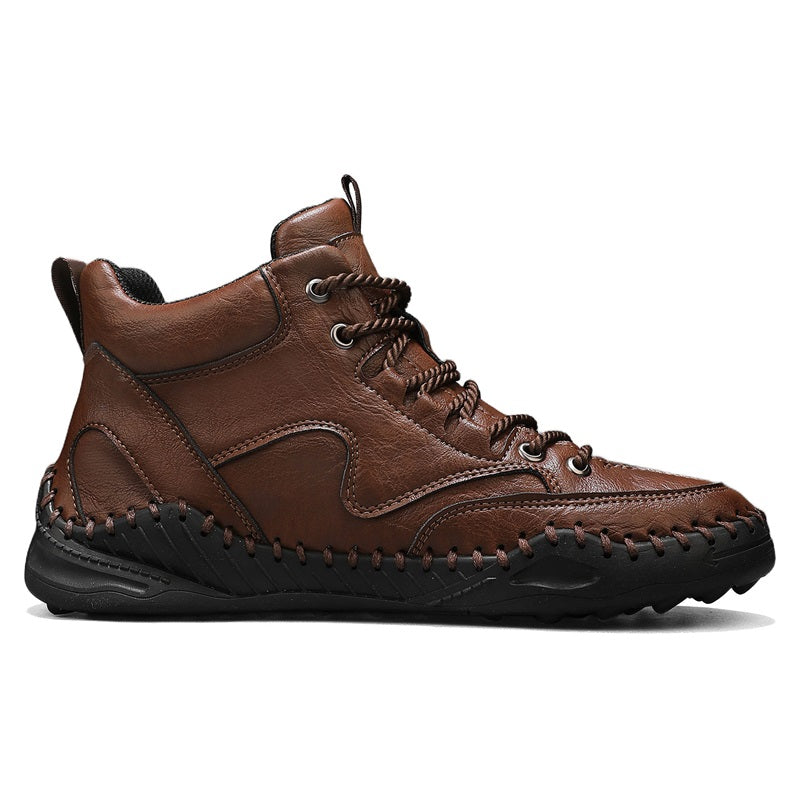 Men’s Non-Slip Hiking & Work Shoes, Wide Fit, Arch Support, Cushioned, Waterproof