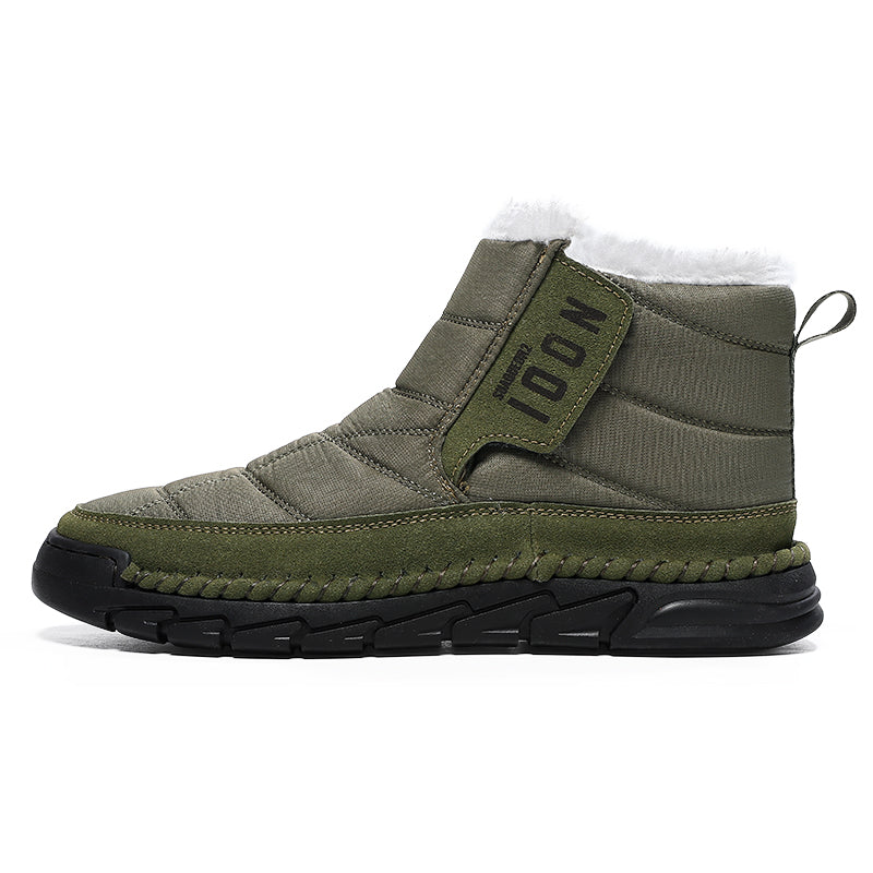 Men's Orthopedic Hiking Boots - Safe and Comfortable Work Boots - Waterproof, Slip-resistant, Impact-resistant, and Puncture-resistant - Wide Toe, Arch Support, and Ankle Support - Money-back Guarantee if ineffective.