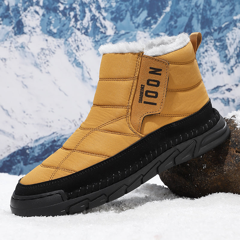 Men's Orthopedic Hiking Boots - Safe and Comfortable Work Boots - Waterproof, Slip-resistant, Impact-resistant, and Puncture-resistant - Wide Toe, Arch Support, and Ankle Support - Money-back Guarantee if ineffective.