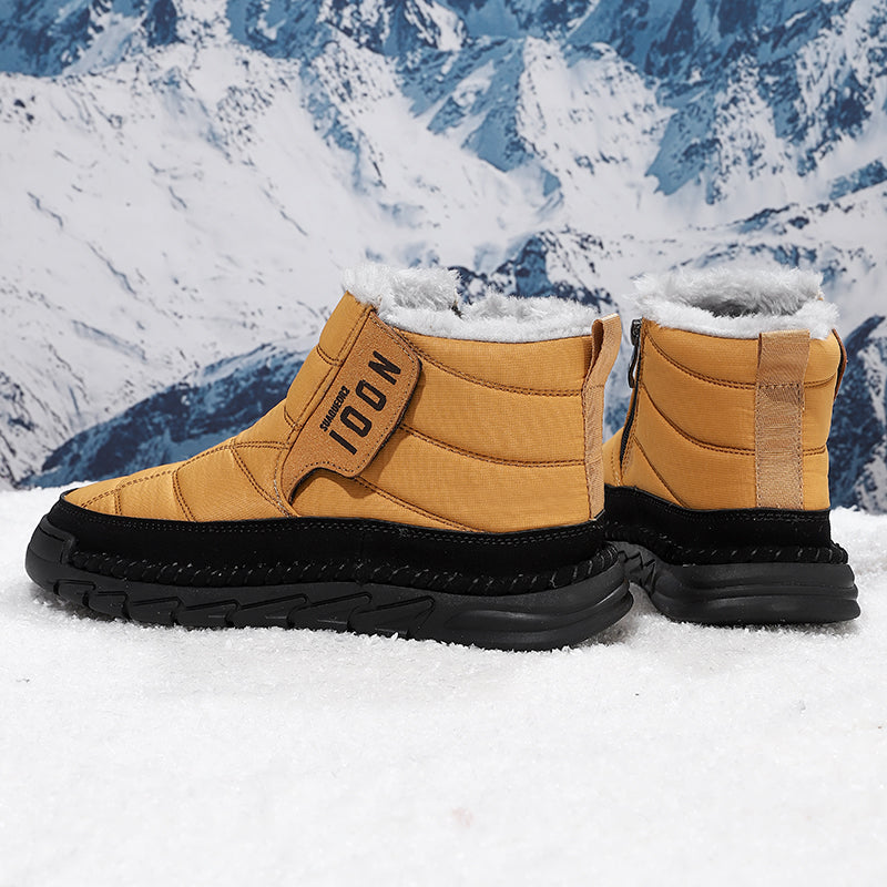 Men's Orthopedic Hiking Boots - Safe and Comfortable Work Boots - Waterproof, Slip-resistant, Impact-resistant, and Puncture-resistant - Wide Toe, Arch Support, and Ankle Support - Money-back Guarantee if ineffective.