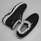 (⏰ Almost Gone!!!) Men's Outdoor Slip-on Warm Hiking Boots - Waterproof, Slip-resistant, Puncture-resistant - Arch Support, Wide Toe - Suitable for Everyday Wear and Outdoor Adventures
