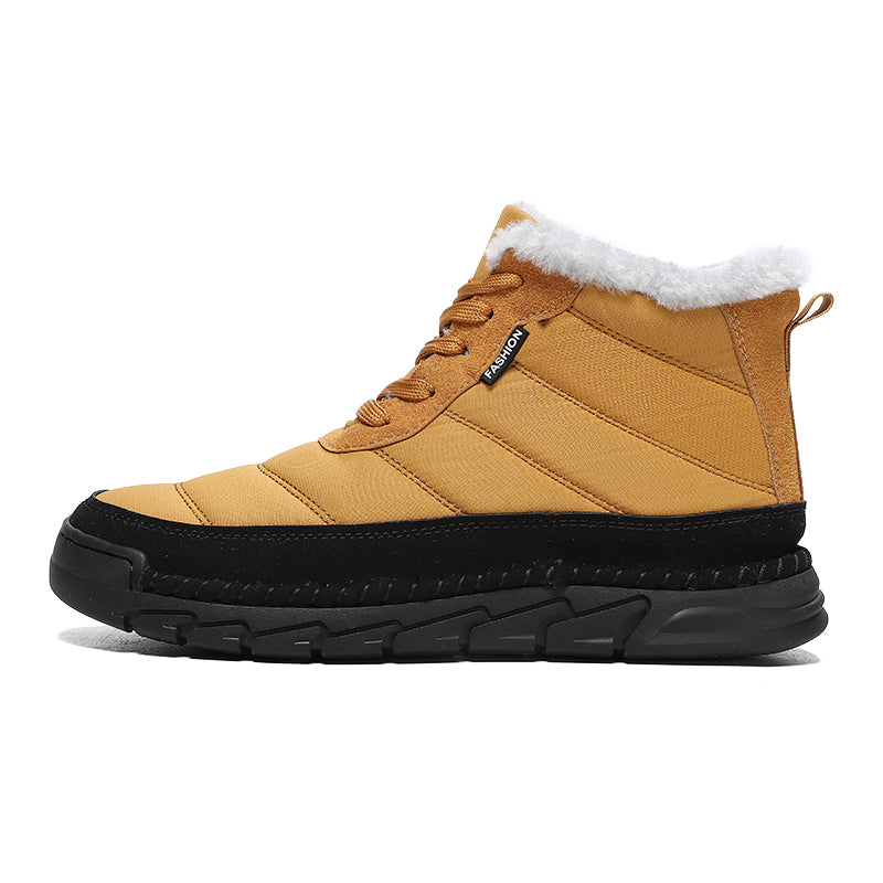 Men's Combat Boots Waterproof Non-Slip Hiking Boots Anti-Puncture Anti-Sprain Work Boots