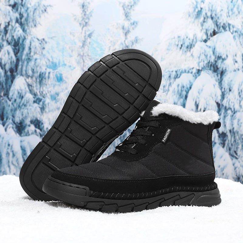 Men's Combat Boots Waterproof Non-Slip Hiking Boots Anti-Puncture Anti-Sprain Work Boots