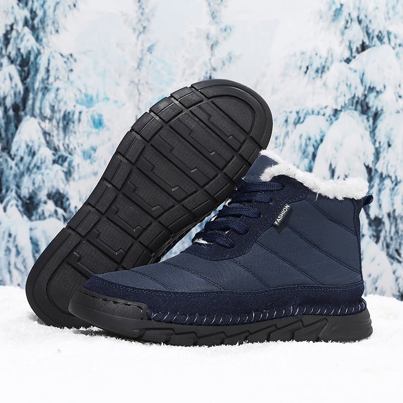 Men's Combat Boots Waterproof Non-Slip Hiking Boots Anti-Puncture Anti-Sprain Work Boots