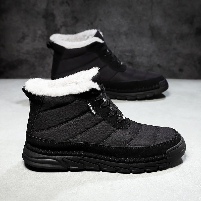 Men's Combat Boots Waterproof Non-Slip Hiking Boots Anti-Puncture Anti-Sprain Work Boots
