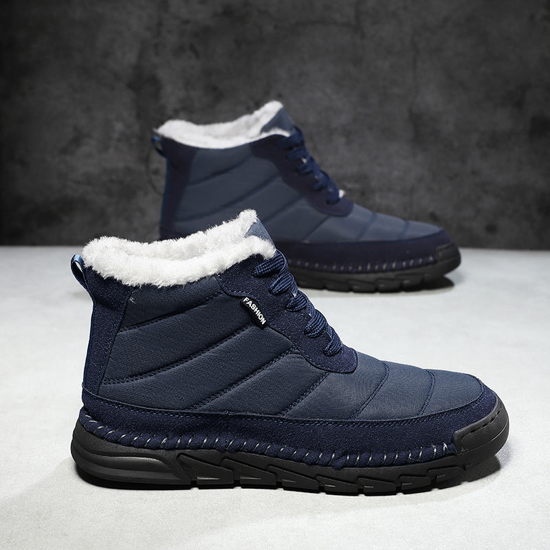 Men's Combat Boots Waterproof Non-Slip Hiking Boots Anti-Puncture Anti-Sprain Work Boots