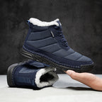 Men's Combat Boots Waterproof Non-Slip Hiking Boots Anti-Puncture Anti-Sprain Work Boots
