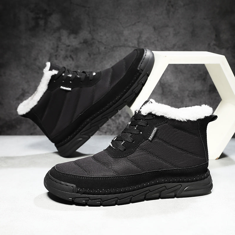 Men's Combat Boots Waterproof Non-Slip Hiking Boots Anti-Puncture Anti-Sprain Work Boots