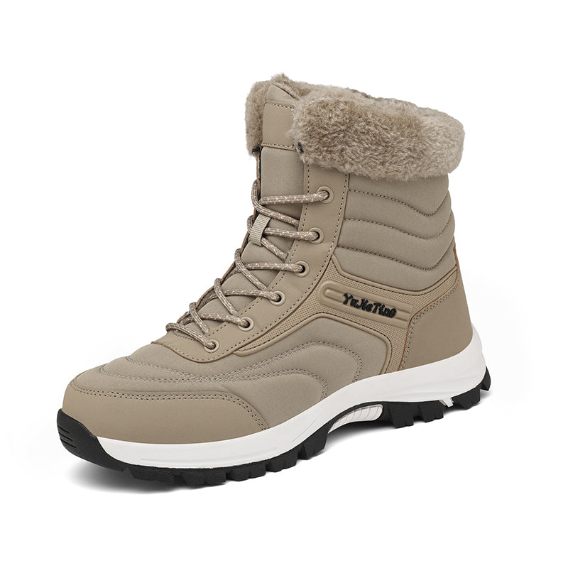 Men's Orthopedic Hiking Boots - Safe and Comfortable Work Boots - Waterproof, Slip-resistant, Impact-resistant, and Puncture-resistant - Wide Toe, Arch Support, and Ankle Support - Money-back Guarantee if ineffective.