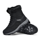 Men's Orthopedic Hiking Boots - Safe and Comfortable Work Boots - Waterproof, Slip-resistant, Impact-resistant, and Puncture-resistant - Wide Toe, Arch Support, and Ankle Support - Money-back Guarantee if ineffective.