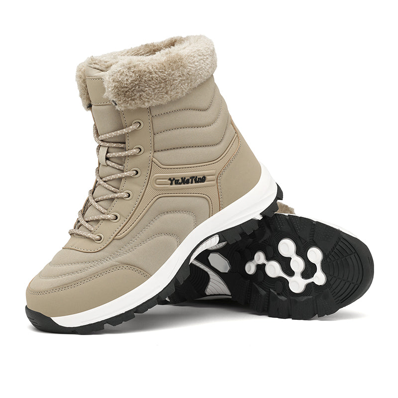Men's Orthopedic Hiking Boots - Safe and Comfortable Work Boots - Waterproof, Slip-resistant, Impact-resistant, and Puncture-resistant - Wide Toe, Arch Support, and Ankle Support - Money-back Guarantee if ineffective.