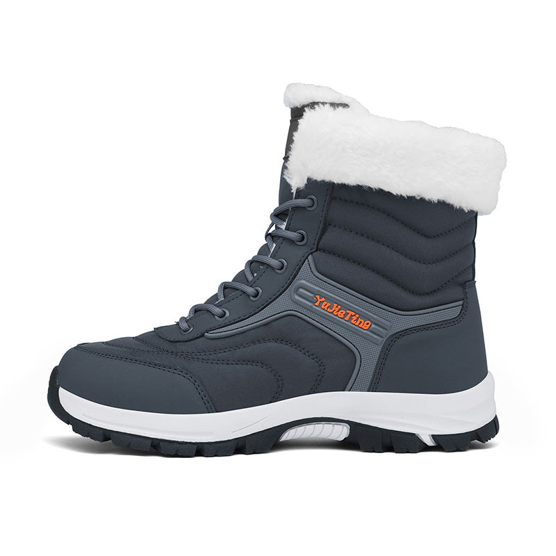 Men's Orthopedic Hiking Boots - Safe and Comfortable Work Boots - Waterproof, Slip-resistant, Impact-resistant, and Puncture-resistant - Wide Toe, Arch Support, and Ankle Support - Money-back Guarantee if ineffective.