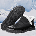 Men's Combat Boots Waterproof Non-Slip Hiking Boots Anti-Puncture Anti-Sprain Work Boots