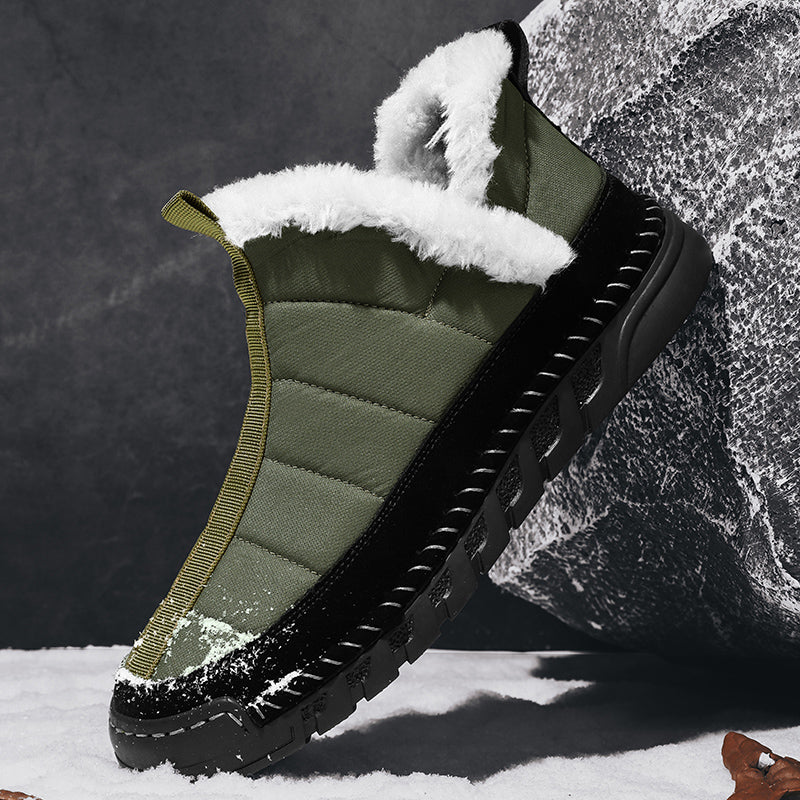 Men's Combat Boots Waterproof Non-Slip Hiking Boots Anti-Puncture Anti-Sprain Work Boots