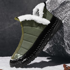 Men's Combat Boots Waterproof Non-Slip Hiking Boots Anti-Puncture Anti-Sprain Work Boots