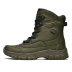 Men's Waterproof Hiking Boots - Breathable Quick-Dry Upper,Mountain Trekking & Outdoor Adventures | All-Terrain Grip & Abrasion-Proof